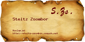 Steitz Zsombor névjegykártya
