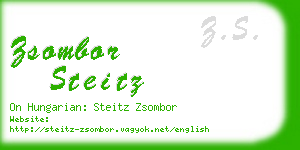 zsombor steitz business card